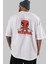 Deadpool (17) Arka Baskılı Beyaz Oversize T-Shirt Bisiklet Yaka Pamuk Erkek Kadın 5