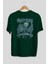 Game Of Thrones Gece Kralı Arka Baskılı Zümrüt Yeşili Oversize T-Shirt Bisiklet Yaka Erkek Kadın 2