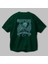 Game Of Thrones Gece Kralı Arka Baskılı Zümrüt Yeşili Oversize T-Shirt Bisiklet Yaka Erkek Kadın 3