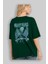 Game Of Thrones Gece Kralı Arka Baskılı Zümrüt Yeşili Oversize T-Shirt Bisiklet Yaka Erkek Kadın 4