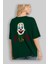 Joker (10) Arka Baskılı Zümrüt Yeşili Oversize T-Shirt Bisiklet Yaka Erkek Kadın 4