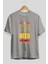 All You Need Is Love Ön Baskılı Gri Oversize T-Shirt Unisex Erkek Kadın Bisiklet Yaka 2