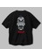 La Casa De Papel (12) Arka Baskılı Siyah Oversize T-Shirt Bisiklet Yaka Pamuk Erkek Kadın 3