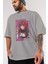 Rias Gremory 10 Anime Ön Baskılı Gri Oversize T-Shirt %100 Pamuk Erkek Kadın 3