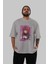 Rias Gremory 10 Anime Ön Baskılı Gri Oversize T-Shirt %100 Pamuk Erkek Kadın 5