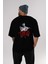La Casa De Papel (10) Arka Baskılı Siyah Oversize T-Shirt Bisiklet Yaka Pamuk Erkek Kadın 5
