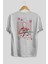 Squid Game (2) Arka Baskılı Beyaz Oversize T-Shirt Bisiklet Yaka Pamuk Erkek Kadın 2