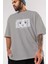 Momo Kawamoto 1 Anime Ön Baskılı Gri Oversize T-Shirt %100 Pamuk Erkek Kadın 3