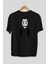 La Casa De Papel (7) Arka Baskılı Siyah Oversize T-Shirt Bisiklet Yaka Pamuk Erkek Kadın 2