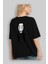 La Casa De Papel (7) Arka Baskılı Siyah Oversize T-Shirt Bisiklet Yaka Pamuk Erkek Kadın 4