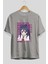 Kirie Motoba 4 Anime Ön Baskılı Gri Oversize T-Shirt %100 Pamuk Erkek Kadın 2