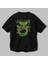 Hulk (4) Arka Baskılı Siyah Oversize T-Shirt Bisiklet Yaka Pamuk Erkek Kadın 3