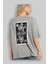 Stormtrooper Playing Card Arka Baskılı Gri Oversize T-Shirt Unisex Erkek Kadın Bisiklet Yaka 3