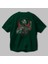 Venom (17) Arka Baskılı Zümrüt Yeşili Oversize T-Shirt Bisiklet Yaka Erkek Kadın 3