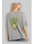 Hulk (3) Arka Baskılı Gri Oversize T-Shirt Bisiklet Yaka Pamuk Erkek Kadın 3