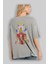 Iron Man (3) Arka Baskılı Gri Oversize T-Shirt Bisiklet Yaka Pamuk Erkek Kadın 3