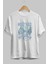 Game Of Thrones Gece Kralı Ön Baskılı Beyaz Oversize T-Shirt Bisiklet Yaka Erkek Kadın 2