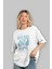Game Of Thrones Gece Kralı Ön Baskılı Beyaz Oversize T-Shirt Bisiklet Yaka Erkek Kadın 4