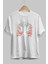 Joker (5) Ön Baskılı Beyaz Oversize T-Shirt Bisiklet Yaka Erkek Kadın 2