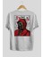 Squid Game (5) Arka Baskılı Beyaz Oversize T-Shirt Bisiklet Yaka Pamuk Erkek Kadın 2