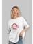 Kratos Gym Ön Baskılı Beyaz Oversize T-Shirt Bisiklet Yaka Erkek Kadın 4