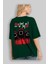Squid Game (7) Arka Baskılı Zümrüt Yeşili Oversize T-Shirt Bisiklet Yaka Erkek Kadın 4