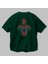 Spiderman (9) Arka Baskılı Zümrüt Yeşili Oversize T-Shirt Bisiklet Yaka Erkek Kadın 3