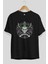 Joker (2) Ön Baskılı Siyah Oversize T-Shirt Bisiklet Yaka Erkek Kadın 2