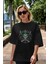 Joker (2) Ön Baskılı Siyah Oversize T-Shirt Bisiklet Yaka Erkek Kadın 5