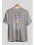 Naruto (8) Anime Ön Baskılı Gri Oversize T-Shirt %100 Pamuk Erkek Kadın 2