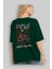 Squid Game (2) Arka Baskılı Zümrüt Yeşili Oversize T-Shirt Bisiklet Yaka Erkek Kadın 4