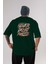 Never Doubt Yourself Arka Baskılı Zümrüt Yeşili Oversize T-Shirt Unisex Erkek Kadın Bisiklet Yaka 1