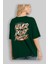 Never Doubt Yourself Arka Baskılı Zümrüt Yeşili Oversize T-Shirt Unisex Erkek Kadın Bisiklet Yaka 4