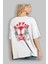 Deadpool (15) Arka Baskılı Beyaz Oversize T-Shirt Bisiklet Yaka Pamuk Erkek Kadın 3