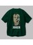 Joker (8) Arka Baskılı Zümrüt Yeşili Oversize T-Shirt Bisiklet Yaka Erkek Kadın 3