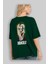 Joker (8) Arka Baskılı Zümrüt Yeşili Oversize T-Shirt Bisiklet Yaka Erkek Kadın 4