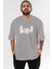 Rei Kiriyama 3 Anime Ön Baskılı Gri Oversize T-Shirt %100 Pamuk Erkek Kadın 1