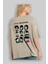 Squid Game (3) Arka Baskılı Bej Oversize T-Shirt Bisiklet Yaka Pamuk Erkek Kadın 3