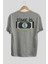 Time Is Original Arka Baskılı Gri Oversize T-Shirt Unisex Erkek Kadın Bisiklet Yaka 2