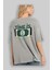 Time Is Original Arka Baskılı Gri Oversize T-Shirt Unisex Erkek Kadın Bisiklet Yaka 3