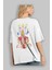 Iron Man (3) Arka Baskılı Beyaz Oversize T-Shirt Bisiklet Yaka Pamuk Erkek Kadın 3