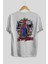 Spiderman Rock Arka Baskılı Beyaz Oversize T-Shirt Bisiklet Yaka Pamuk Erkek Kadın 2