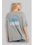 Dünya Değişmeli Yazılı Arka Baskılı Gri Oversize T-Shirt Unisex Erkek Kadın Bisiklet Yaka 3