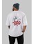 La Casa De Papel (10) Arka Baskılı Beyaz Oversize T-Shirt Bisiklet Yaka Pamuk Erkek Kadın 4