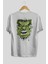 Hulk (4) Arka Baskılı Beyaz Oversize T-Shirt Bisiklet Yaka Pamuk Erkek Kadın 2