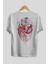 Spiderman (14) Arka Baskılı Beyaz Oversize T-Shirt Bisiklet Yaka Pamuk Erkek Kadın 2