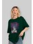 Kirie Motoba 4 Anime Ön Baskılı Zümrüt Yeşili Oversize T-Shirt Erkek Kadın 4