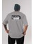 Wen-Li Yang 1 Anime Arka Baskılı Gri Oversize T-Shirt %100 Pamuk Erkek Kadın 1
