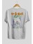 Joker (6) Arka Baskılı Beyaz Oversize T-Shirt Bisiklet Yaka Pamuk Erkek Kadın 2