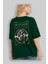 Future Heart Arka Baskılı Zümrüt Yeşili Oversize T-Shirt Unisex Erkek Kadın Bisiklet Yaka 4